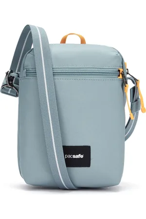 Pacsafe GO Festival Crossbody - 4.5 L - Anti-diefstal Tas - Crossbody Waterdicht - Beveiligde Tas - Festival Tas RFID-blokkerend - Reistas - Blauw (Fresh Mint)