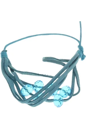Behave Armband kralen imitatieleer verstelbaar
