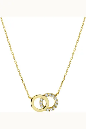 Marie-Celeste Marie Celeste ketting zirkonia 40 - 42 - 44 cm - Goud