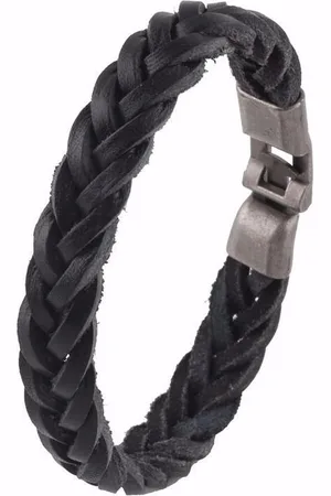 Montebello Armband Karel - Pu Leer - Messing - 10mm - 21cm