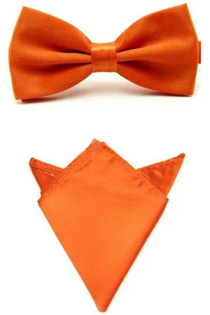 Merkloos Vlinderstrik - inclusief - pochette - - strik - strikje - vlinderdas - pochet - heren - Cadeau - Koningsdag