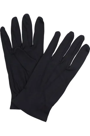 Suitable Gala Handschoen - Zwartte stoffen handschoenen van katoen