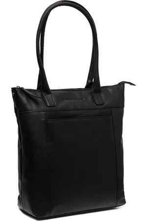 Chesterfield Leren Shopper Zwart Altona