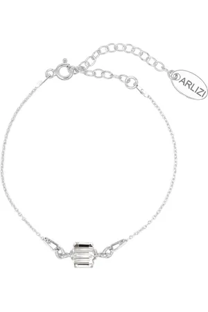 ARLIZI 1959 Armband transparant Swarovski kristal kubus - sterling - 21 cm