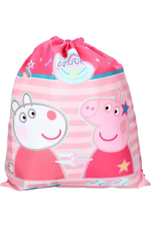 Peppa Pig Gymtas/rugzak/rugtas voor kinderen - - polyester - 44 x 37 cm
