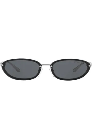 Michael Kors Dark Grey Solid Zonnebril - Zwart