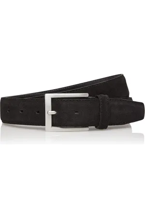 Timbelt Suede Pantalon Riem - Heren riem - Jeans & Pantalon riem - Zwarte suède riem - Riemmaat 115 cm - Totale lengte 130 cm