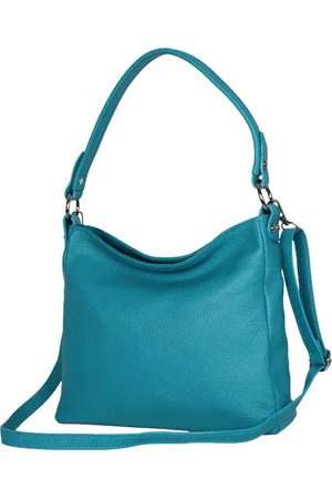 AmbraModa GLX35 - Italiaans handtas schoudertas crossbodytas van echt leer