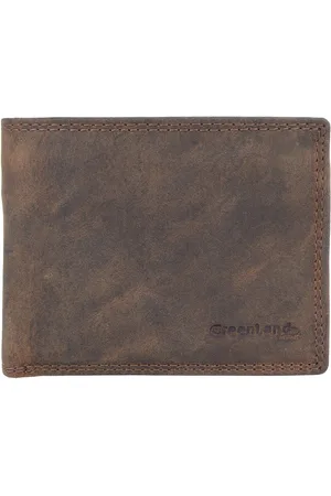 Greenland Leren Portemonnee Montenegro Wallet RFID Bruine