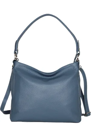 AmbraModa GLX35 - Italiaans handtas schoudertas crossbodytas van echt leer