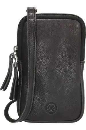 Hide & Stitches Paint Rock Telefoontasje - - 100% Leer