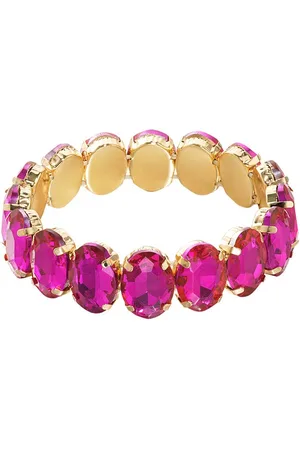 Yehwang Armband grote glaskralen, Kleur