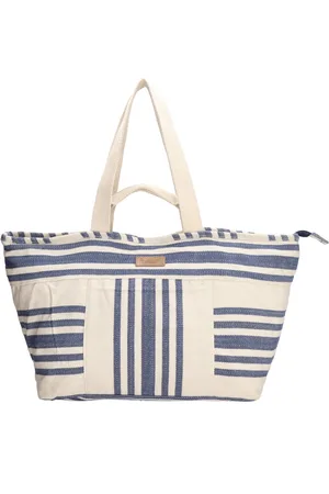 Zebra Trends Richelle Strandtas XL - Ritssluiting - Grote Shopper - Canvas Beach Bag - Ibiza