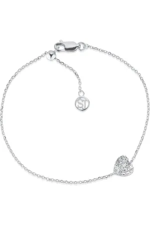 Sif Jakobs Jewellery Caro zilveren armband met bedel ingezet met zirkonia SJ-B72358-CZ