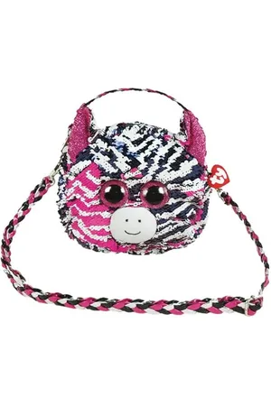 TY Plush - Sequin Purse - Zoey the Zebra (95130)