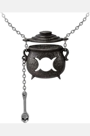 Alchemy Witches Cauldron Ketting - /Zilverkleurig