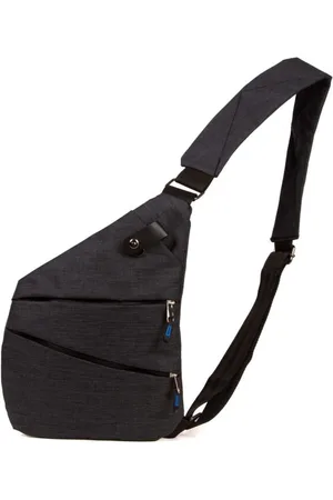 Merkloos Anti Diefstal Crossbodytas Heren - Schoudertas - Telefoontasje - Heuptas - Schoudertas Dames - Crossbody Tas Dames - Schoudertas Mannen - Schoudertas Heren Crossbody - Crossbody Bag Heren - Anti-Diefstal
