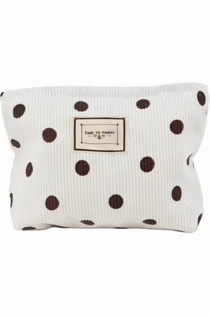 Fashion Favorite Toilettas Corduroy | | Make-Up Tas | 28 x 20 cm | Katoen/Polyester