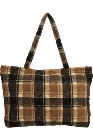 Beagles Navarra Teddy Grote Shopper Schoudertas Trendy Ruit - Tote Bag