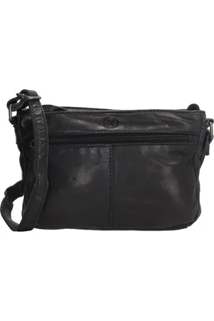 Hide & Stitches Paint Rock Crossbody Schoudertas - 100% Leder - - 100% Leer