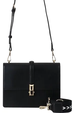 Seidenfelt Manufaktur Schoudertas Lilla Ro Boxy Crossbody Bag Zwart
