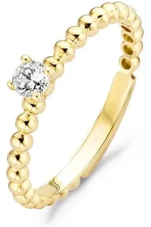 Blush Ring 1111YZI - Geel (14Krt.) met Zirconia