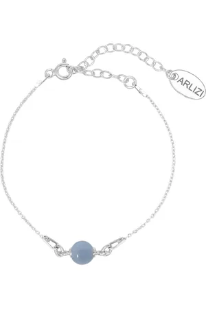 ARLIZI 2038 Armband blauw angeliet - sterling - 19 cm
