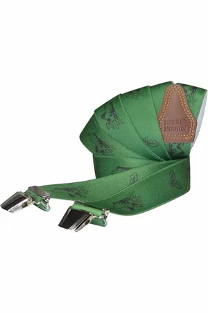 Pierre Mouton Bretel - Hertjes - Bretels - Volwassenen - Heren - - 120cm - 3 brede clips - M - L