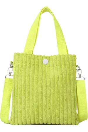 Fashion Favorite Mini Schoudertas - Corduroy Neon | Ribfluweel | 20,5 x 19 x 0.5 cm |