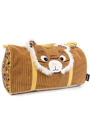 Les Deglingos Weekendtas Tijger Junior 45 Cm Pluche