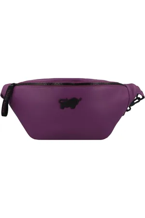 Braun büffel Braun Büffel Leren Gordeltas Schoudertas Capri Cross Body Bag Paars