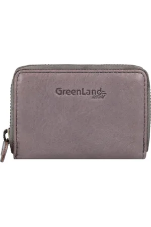 Greenland Creditcard etui RFID Leer 10,5 cm