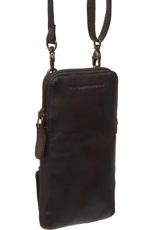 Chesterfield Leren Telefoontasje Bruin Cuba