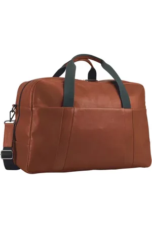 Leonhard Heyden Reistas / Weekendtas / Sporttas - 45 liter - Leer - Hamburg