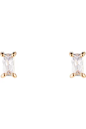 Dottilove Diamant oorbellen - - 14K Goud Verguld - Recht hoek - Minimalistisch