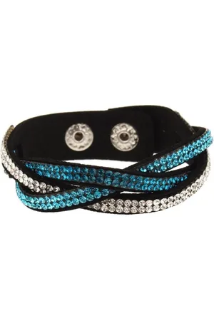 Fako Bijoux® Armband - Vlecht Strass