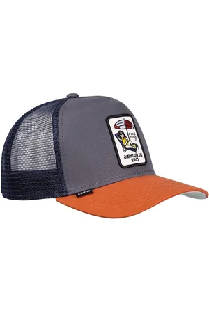 Merkloos New Charcoal Rust HFT Trucker Cap with 1.5 Brim