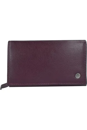 Greenburry Sponsachtig portefeuille leer 15,5 cm