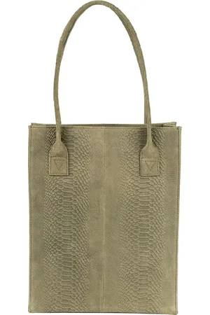 DSTRCT Medium Schoudertas / Tas Dames - Leer - Portland Road - Crocoprint