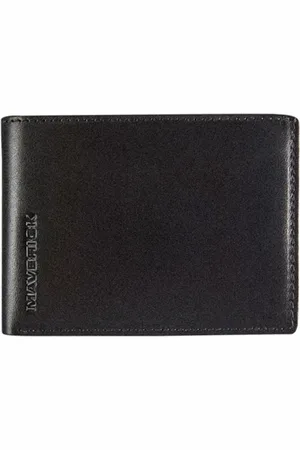 Maverick Portemonnee All Black lederen Billfold RFID