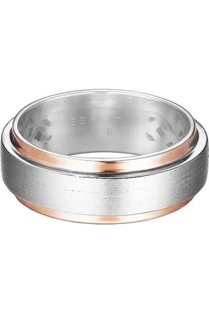 ESPRIT ESRG92278B Modern Shape - Ring - Zilver - - Ringmaat: 16.00 mm / maat 50