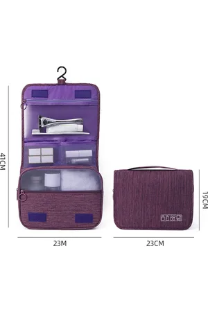 Merkloos Reis Toilettas - - Cosmeticatas Organizer - Reistas - Unisex - Opvouwbare - Ophangbaar - Travel - gift - cadeau