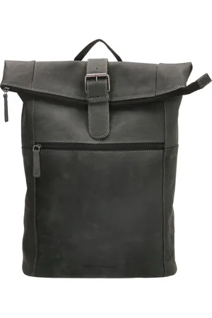 Hide & Stitches Idaho Rugzak 15,6 inch (34.5x19.4 cm) - - 100% Leer