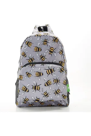 eco Backpack - B28GY - Grey - Bees