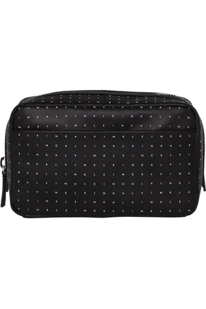 Calvin Klein Grid Hold All washbag - black toilettas