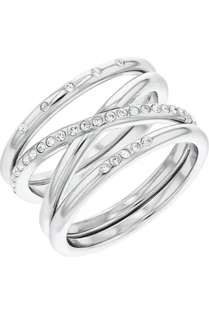 Calvin Klein CJ35000203C Dames Ring - Minimalistische ring - Sieraad - Staal - Zilver - 10 mm breed