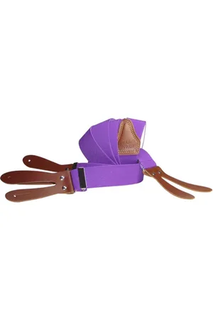 Pierre Mouton Bretel - Volwassenen - Sterk met Leertjes - - 120cm - 35mm - M - L