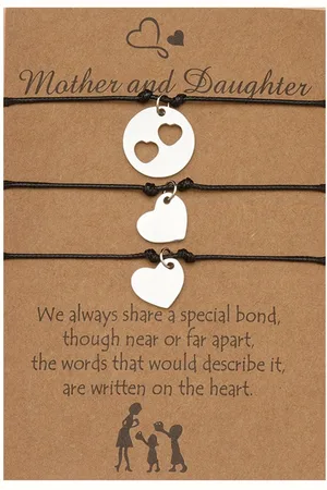 Bixorp Friends Vriendschapsarmbandjes voor 3 met Zilverkleurige - BFF ArmbandMeisjes - Best Friends Armband Vriendschap Cadeau voor Drie