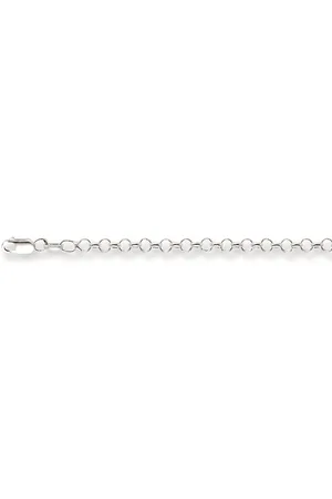 Glow Ketting - zilver - jasseron 3.5 mm - 50 cm