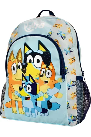 Merkloos Bingo Kinderrugzak - Blauw One Size - Voor School en Dagjes Uit